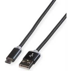 Roline USB 2.0 A - Micro B, ST/ST 1m