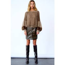 Noella Liana Knit Sweater Brown/Camel