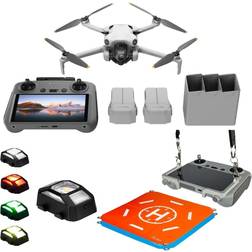 DJI Mini 4 Pro Drone Fly More Combo, w/Claw Lanyard Mounting System, Landing Pad