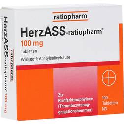 Herz ASS 100 100 Dosen Tablette