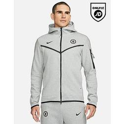 Nike Chelsea Tech Fleece Full Zip Hoodie Silver