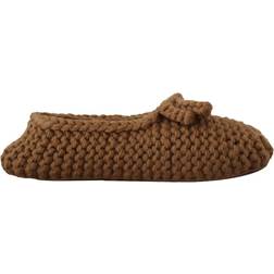 Dolce & Gabbana Flats Wool Knit Shoes - Brown