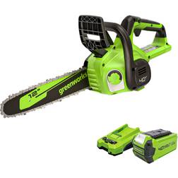 Greenworks Greenworks 40V 12-Inch Chainsaw, 2.0Ah USB Battery and Charger