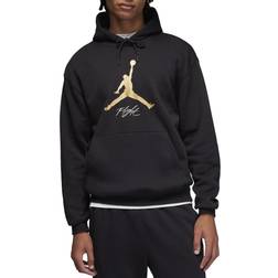 Nike Men's Jordan Essentials Fleece Hoodie - Black/Gold