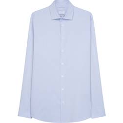 Seidensticker Performance Shirt Slim Long Sleeve Kentcollar Uni Mand Langærmede Skjorter Slim Fit hos Magasin Blue