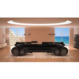 JV Furniture Designer xxl Gray Sofa 419cm 5-Sitzer