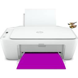 HP DeskJet 27 52e Series Wireless Inkjet Color All-in-One Printer - Print Copy Scan - Mobile Printing - USB Connectivity - Print Up to 7.5 ISO PPM - Up to 4800 x 1200 DPI - White + HDMI Cable