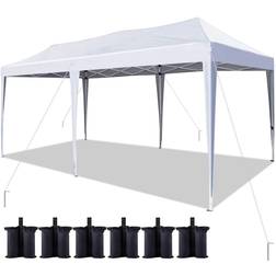 10x20 No-Side Pop up Tent, Commercial Canopy