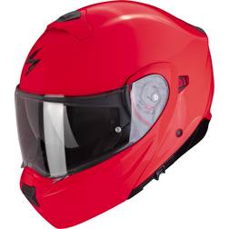 Scorpion Exo-930 Evo Solid Red Fluo Modular Helmet Red Man, Woman