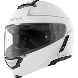 Sena Impulse Modular Motorcycle Smart Helmet Gloss White, Large Man