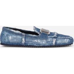 Dolce & Gabbana Pantofola Mann Slippers Und Mokassins Blau