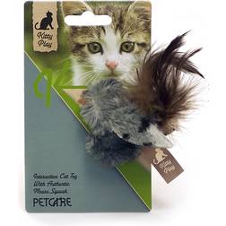 PETCARE Kitty Play Squeaking Grey Bird