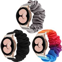 Elastic Hair Band for Galaxy Watches 3-Pack 20mm