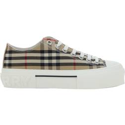 Burberry Check Cotton Sneakers W - Archive Beige