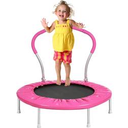 Lyromix Kids Trampoline for Toddlers with Handle 36inch