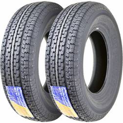 Free Country New Premium Trailer Radial Tires ST 225/75R15 10 Ply Load Range E Set 2