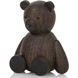 Lucie Kaas Teddy Bear Smoked Oak Pyntefigur 9cm