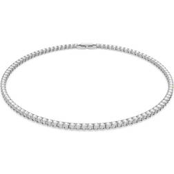 Swarovski Tennis Deluxe Necklace - Silver/Transparent