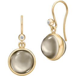 Julie Sandlau Prime Earrings - Gold/Brown/Transparent