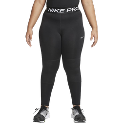 Nike Girl's Pro Dri-FIT Leggings - Black/White