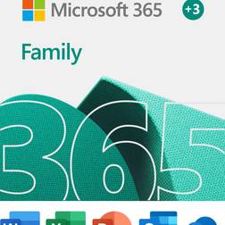 Microsoft 365 Family 15-Month Subscription, up to 6 people Premium Office apps 1TB OneDrive cloud storage PC/Mac