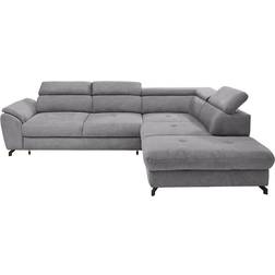 Hellgrau Light Gray Sofa 277cm 5-Sitzer