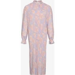 Noella Rebecca Long Dress Lavender/Apricot Print