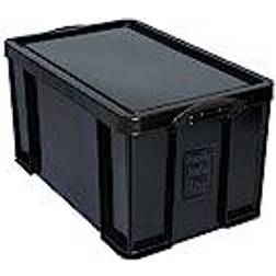 Really Useful Boxes Plastic Solid Black Staukasten 84L