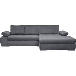 Inferno Grey Sofa 294cm 3-Sitzer