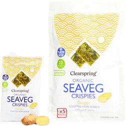 Clearspring Organic Seaveg Crispies Multipack Ginger 20g 5st 1pakk