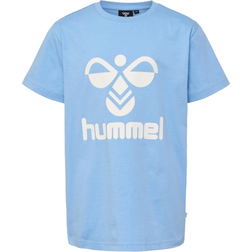 Hummel Kid's Tres T-shirt - Dusk Blue