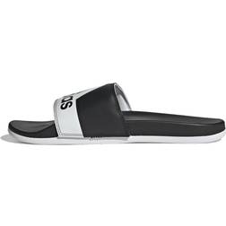 adidas Adilette Comfort Sandal, Black/White/White, Unisex Toddler