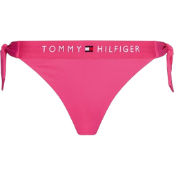 Tommy Hilfiger Side Tie Cheeky Bikini Bottom - Hot Magenta