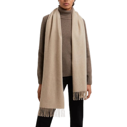ASKET The Oversized Cashmere Wool Scarf - Beige