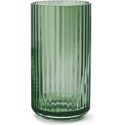 Lyngby Porcelain Copenhagen Green Vase 20cm