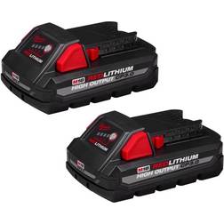 Milwaukee M18 REDLITHIUM HIGH OUTPUT CP3.0 Battery 2 Pack