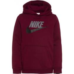 Nike Big Kid's Sportswear Club Fleece Pullover Hoodie - Dark Beetroot/Smoke Grey (CJ7861-639)