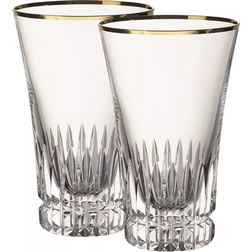 Villeroy & Boch Grand Royal Gold-Tone Highball Glasses Drink Glass 10fl oz 2