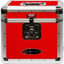 Odyssey KLP2RED Stackable 12" LP Vinyl Record Case - Red