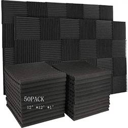 Acoustic Panels Soundproof Studio Foam for Walls 50-pack