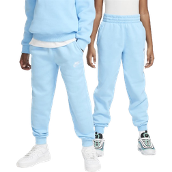Nike Big Kid's Sportswear Club Fleece Joggers - Aquarius Blue/White