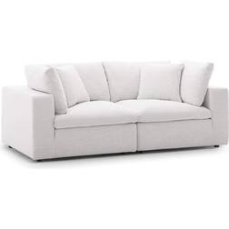 modway Commix Collection Beige 80" 4 Seater