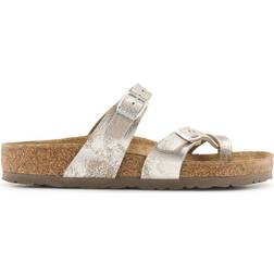 Birkenstock Mayari Footbed Sandal - Taupe/Silver