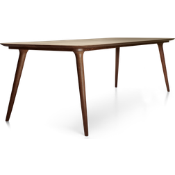 Moooi Zio White Washed Stained Dining Table 39.4x122"