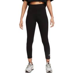 Nike Women's Sportswear Classic High-Waisted 7/8 Leggings - Black/Sail