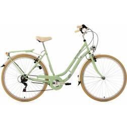 KS Cycling Women's City Bike 6 Speed Casino 28 inch - Green Damenfahrrad