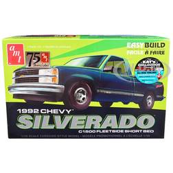 Amt 1992 Chevrolet Silverado Shortbed Fleetside Pickup Easy Build 1:25