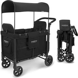 Wonderfold W2 Original Double Stroller Wagon - Black
