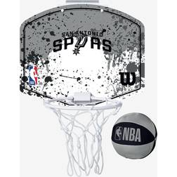 Wilson NBA Team Mini Hoop San Antonio Spurs/Grey