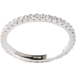 Arven Eternity Ring - Silver/Transparent